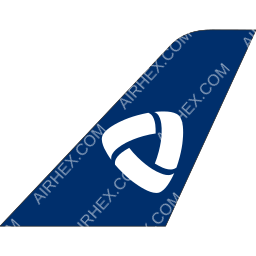 Severstal Air Company Tailfin logo (dark)