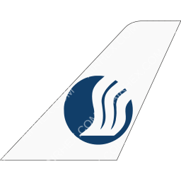 Shandong Airlines Tailfin logo (dark)