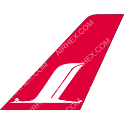 Shanghai Airlines Tailfin logo (dark)