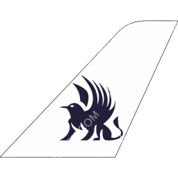 Sideral Linhas Aéreas Tailfin logo (dark)