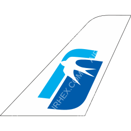 SkyJet Airlines Tailfin logo (dark)