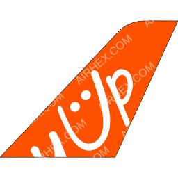 SkyUp Airlines Tailfin logo (dark)