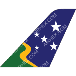 Solomon Airlines Tailfin logo (dark)