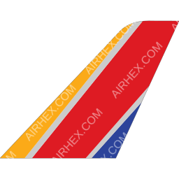 Southwest Airlines Tailfin logo (dark)