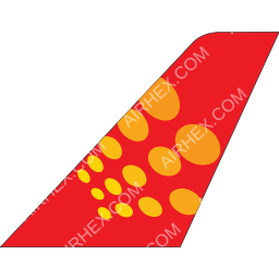 SpiceJet Tailfin logo (dark)