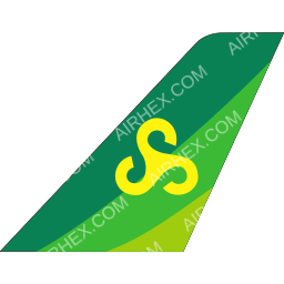Spring Airlines Tailfin logo (dark)
