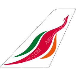 SriLankan Airlines Tailfin logo (dark)