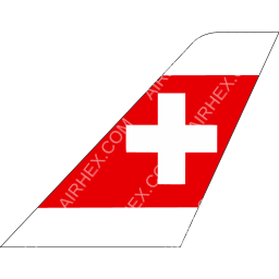 SWISS Tailfin logo (dark)