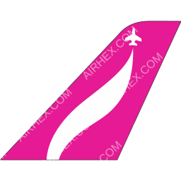 Swoop Tailfin logo (dark)