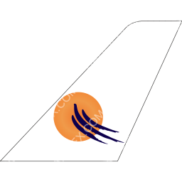 Taban Airlines Tailfin logo (dark)