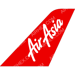 Thai AirAsia X Tailfin logo (dark)