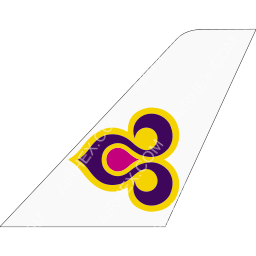THAI Airways Tailfin logo (dark)