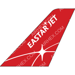 Thai EastarJet Tailfin logo (dark)
