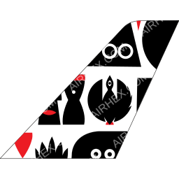 Toki Air Tailfin logo (dark)