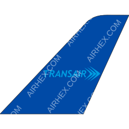 Transair Senegal Tailfin logo (dark)