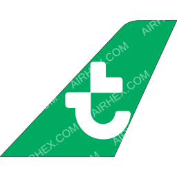 Transavia France Tailfin logo (dark)