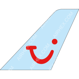 TUI fly Belgium Tailfin logo (dark)