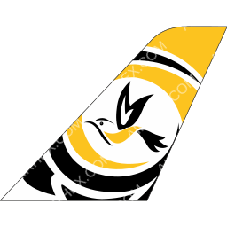 Turpial Airlines Tailfin logo (dark)