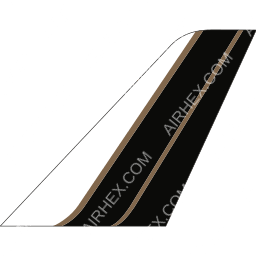 Twin Jet Tailfin logo (dark)