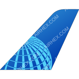 United Airlines Tailfin logo (dark)