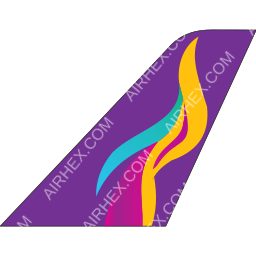 Urumqi Air Tailfin logo (dark)