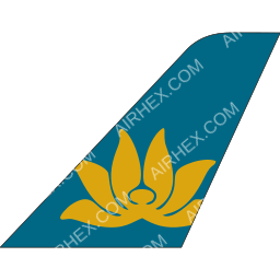 Vietnam Airlines Tailfin logo (dark)