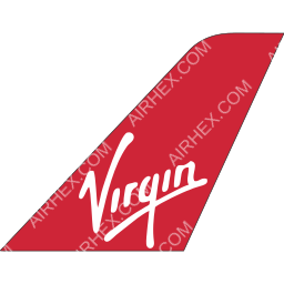 Virgin Atlantic International Tailfin logo (dark)