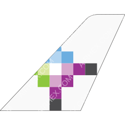 Volaris Costa Rica Tailfin logo (dark)