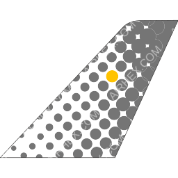 Vueling Tailfin logo (dark)