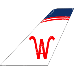Western Air (Bahamas) Tailfin logo (dark)