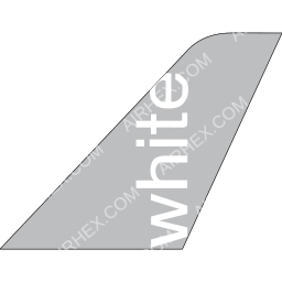 White Airways Tailfin logo (dark)