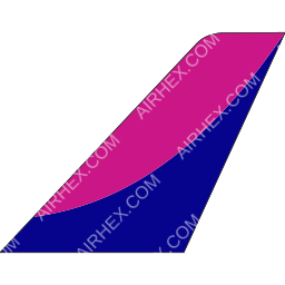 Wizz Air Tailfin logo (dark)