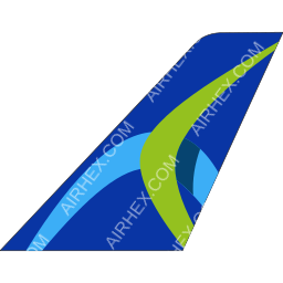 World Atlantic Airlines Tailfin logo (dark)