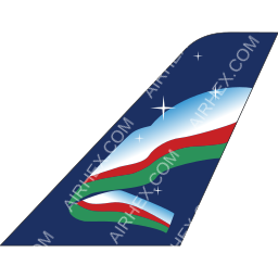 Yakutia Airlines Tailfin logo (dark)