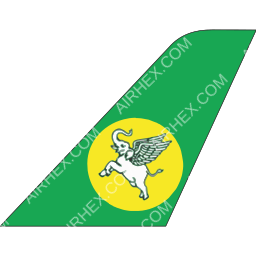 Yangon Airways Tailfin logo (dark)