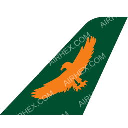 Zambia Airways Tailfin logo (dark)