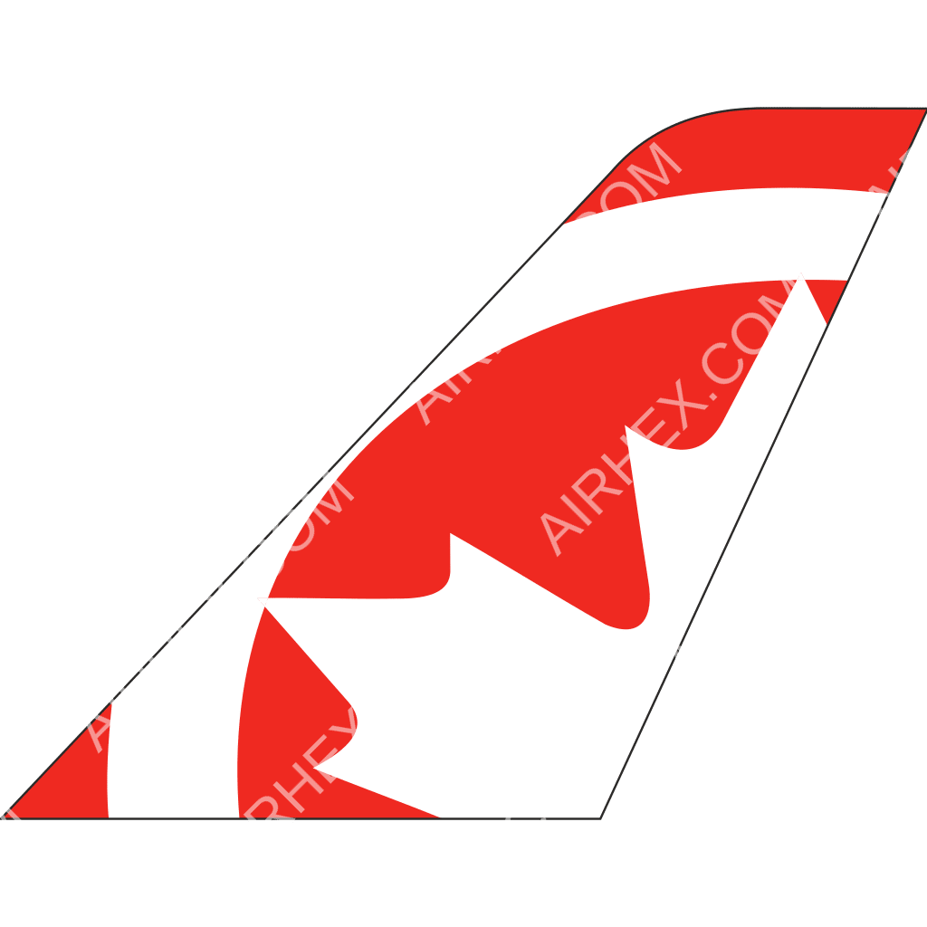 Air Canada Rouge tail logo