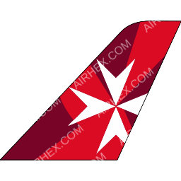 Air Malta tail logo dark