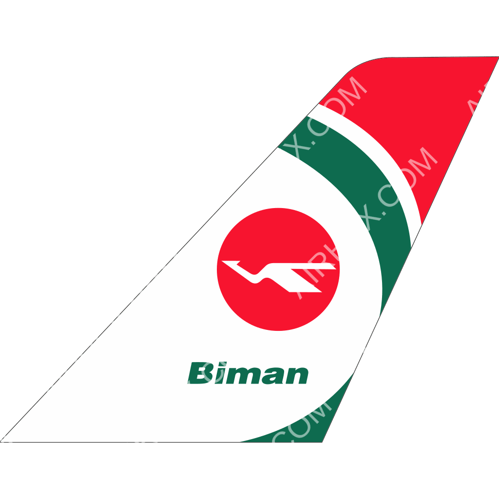 Biman Bangladesh Airlines tail logo