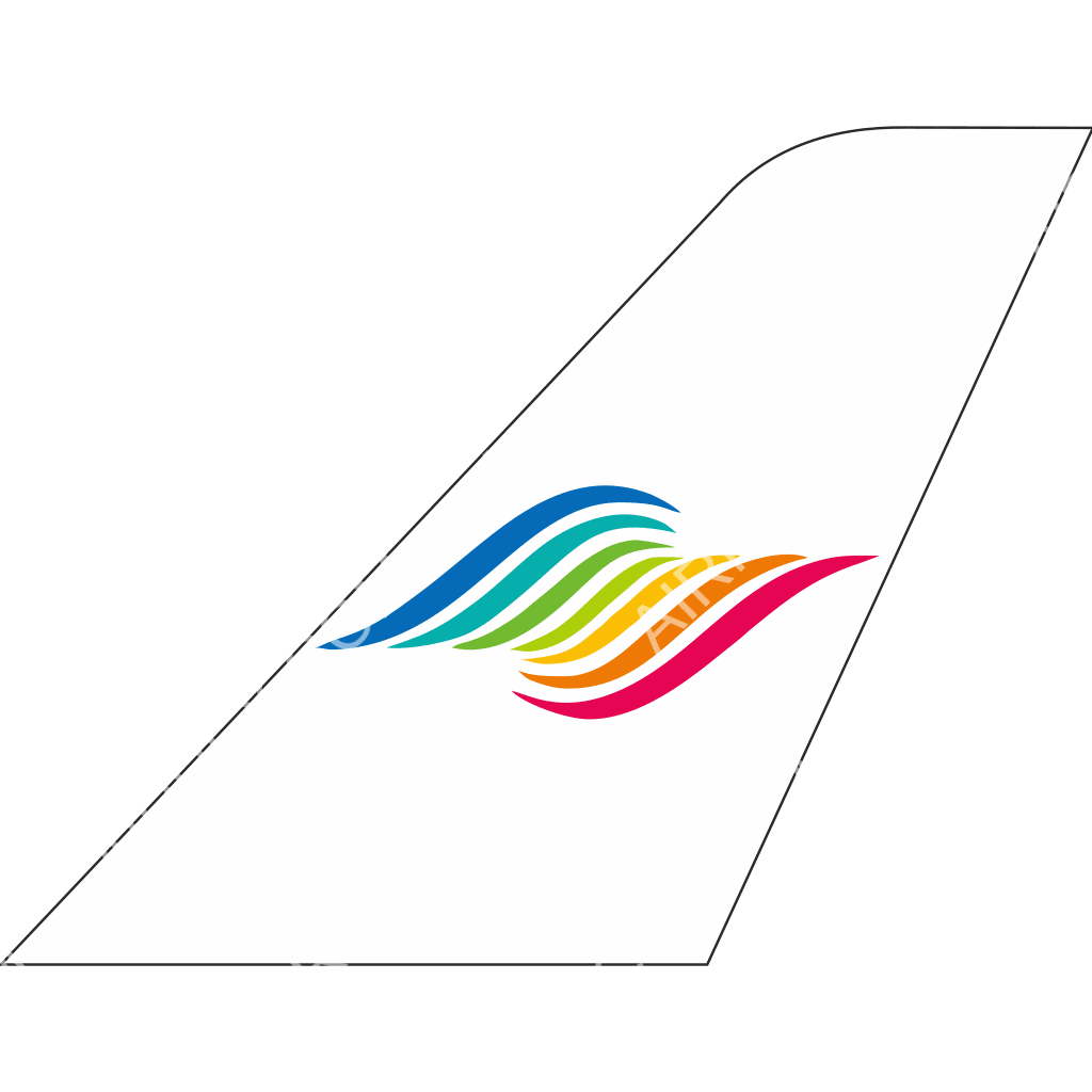Colorful Guizhou Airlines tail logo
