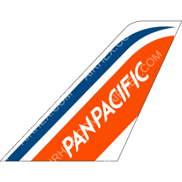 Pan Pacific Airlines tail logo dark