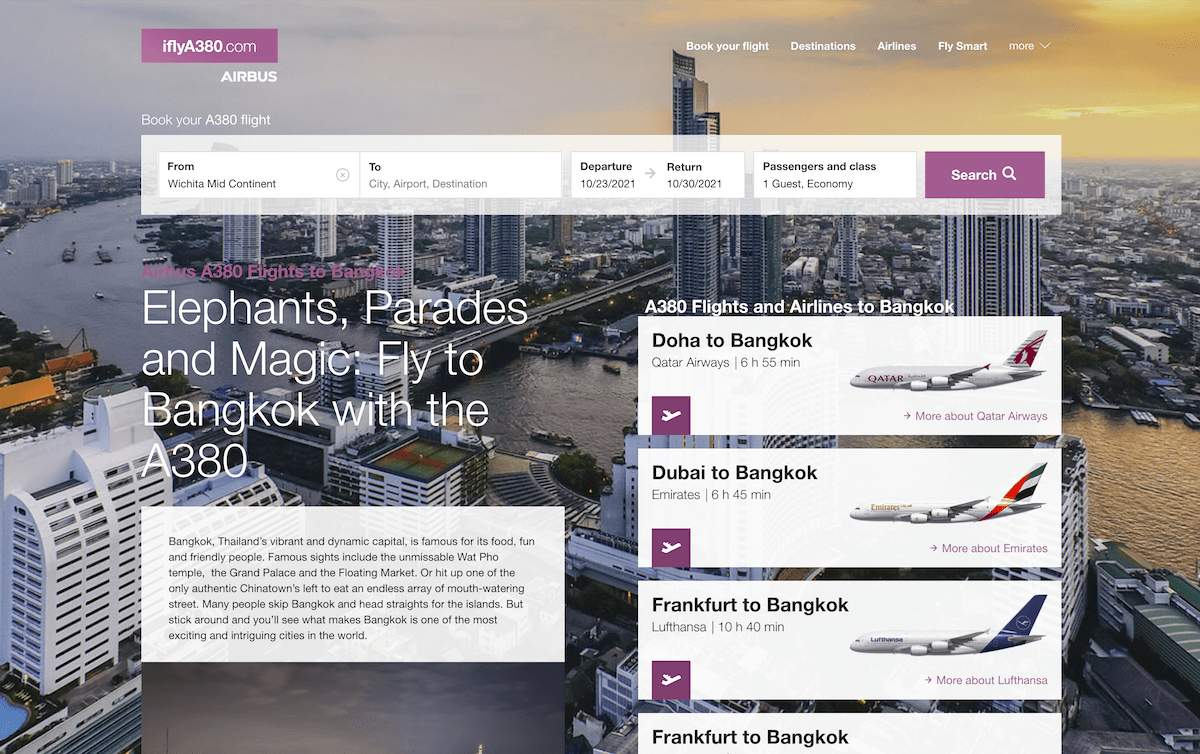 Airbus iFlyA380 project